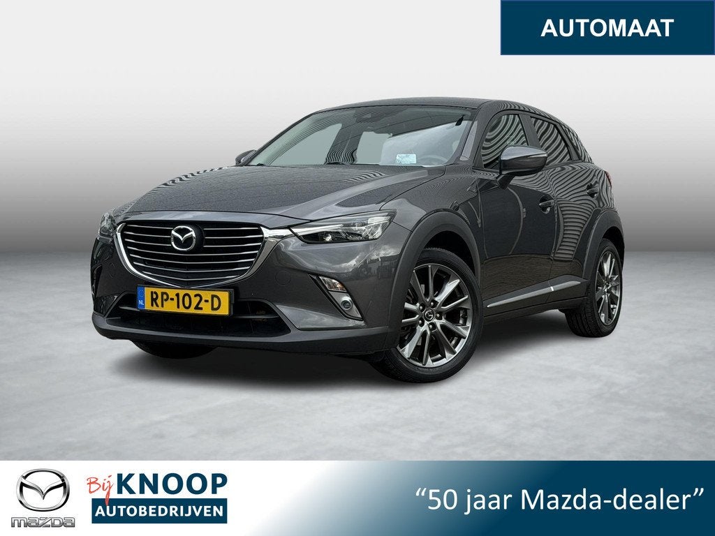 Mazda CX-3 2.0 SkyActiv-G 120 GT-Luxury | Leder | Camera |, Auto's, Mazda, Bedrijf, Te koop, CX-3, ABS, Achteruitrijcamera, Airbags