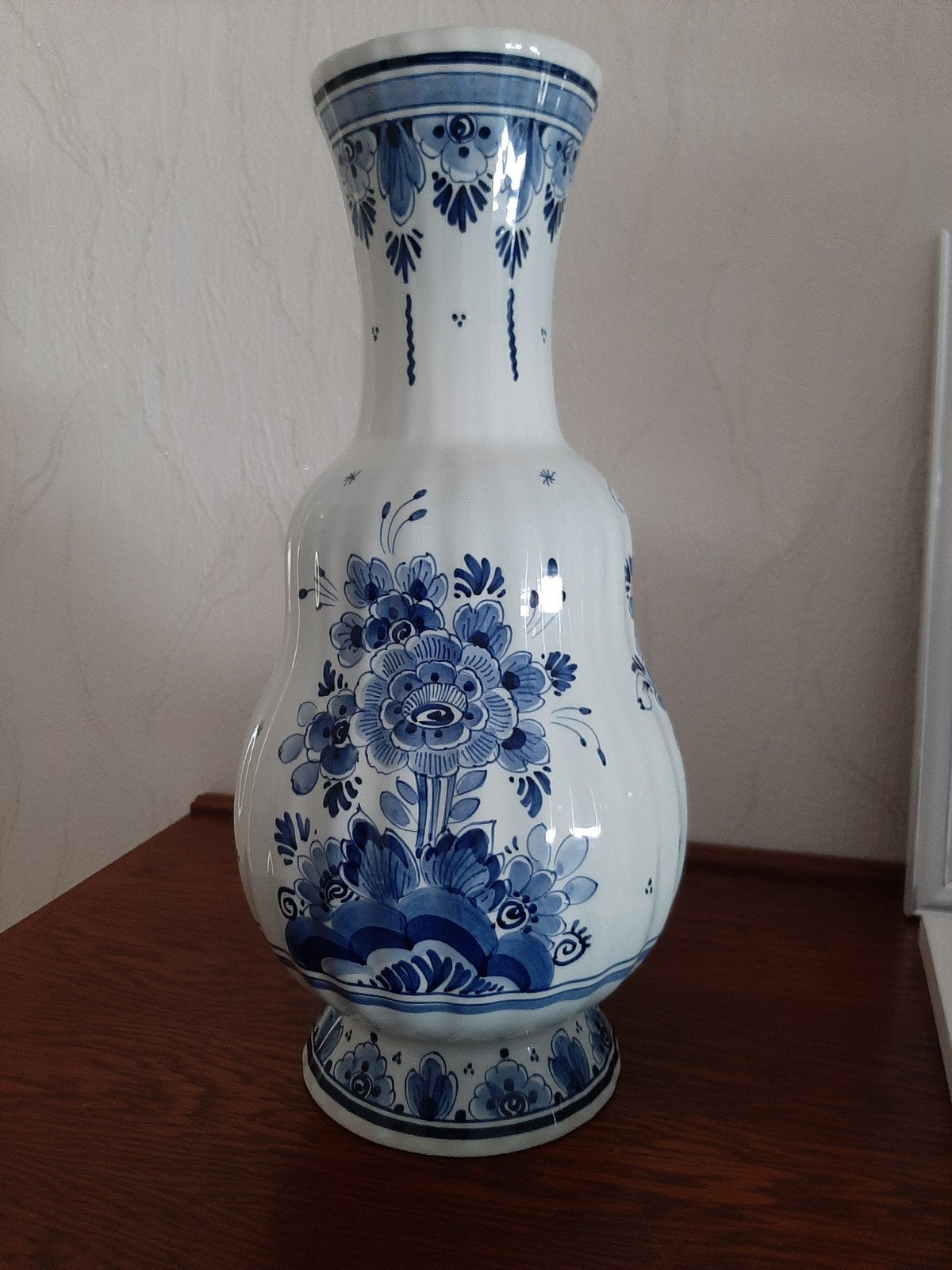 Set Delfts Blauwe vazen met bloemmotief, Ophalen