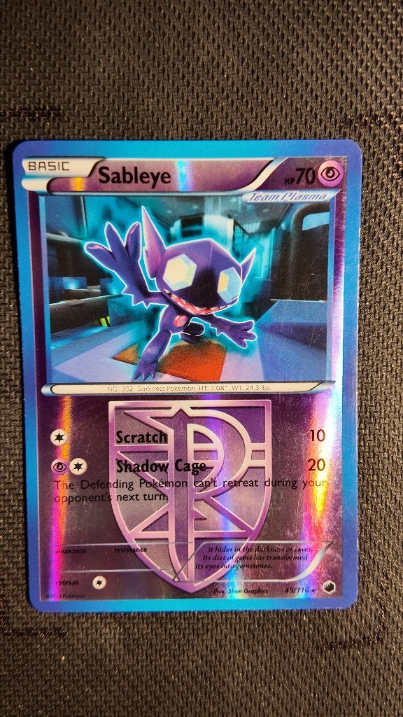 Sableye 49 Plasma Freeze | Pokemon kaart, Ophalen, Zo goed als nieuw, Losse kaart, Foil