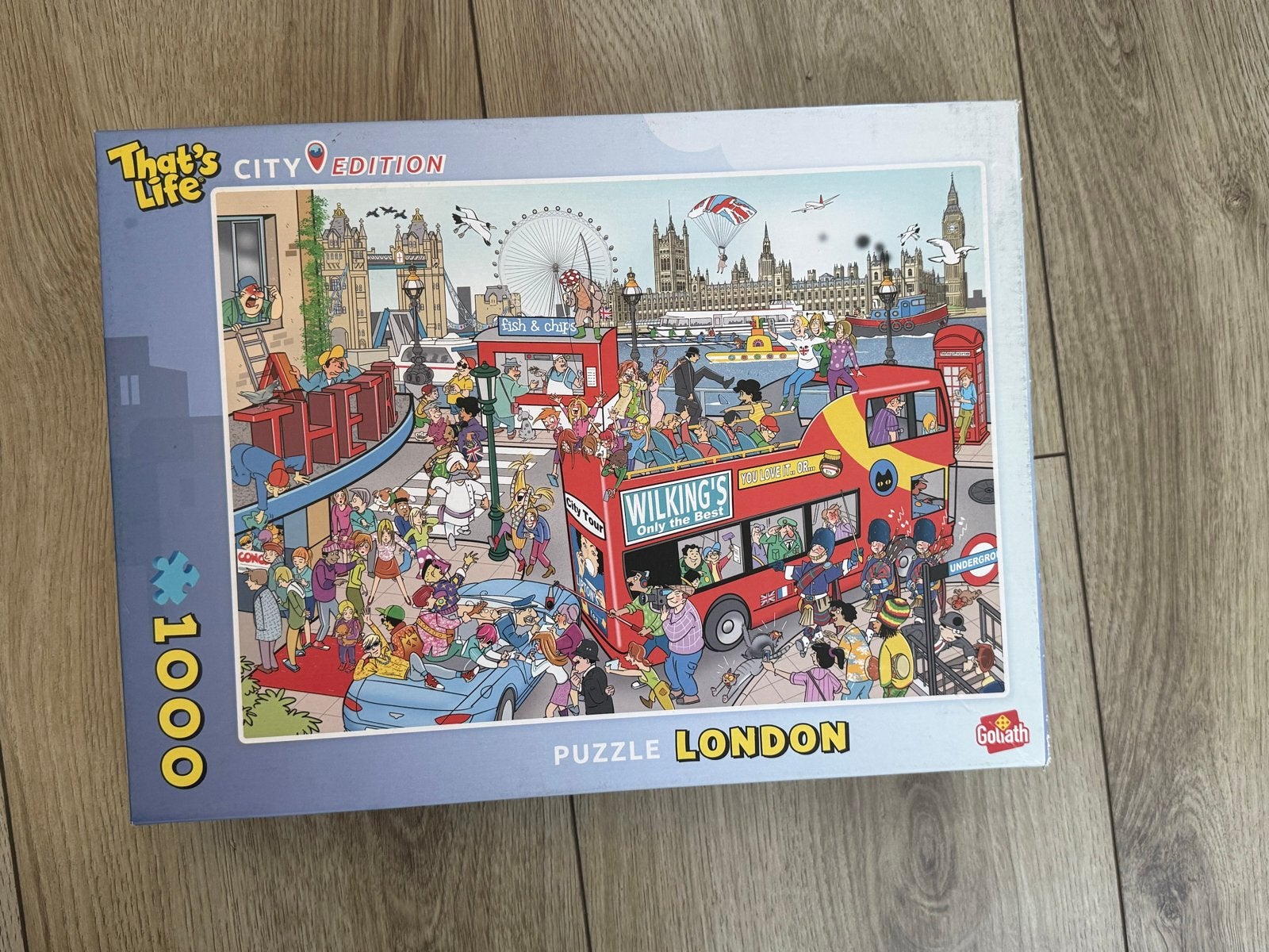That's Life City Edition London 1000 stukjes puzzel, Ophalen of Verzenden, 500 t/m 1500 stukjes, Gebruikt, Legpuzzel