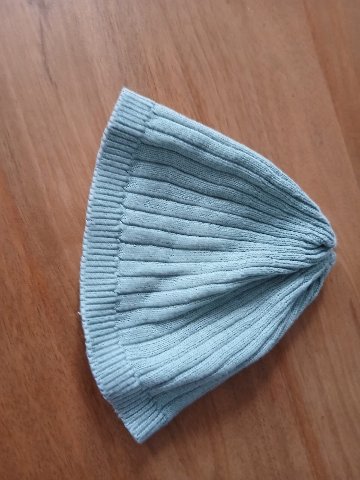 Zeeman Muts 100% Katoen - Lichtblauw One Size, Zeeman, Jongetje of Meisje, Maat 56, Ophalen of Verzenden