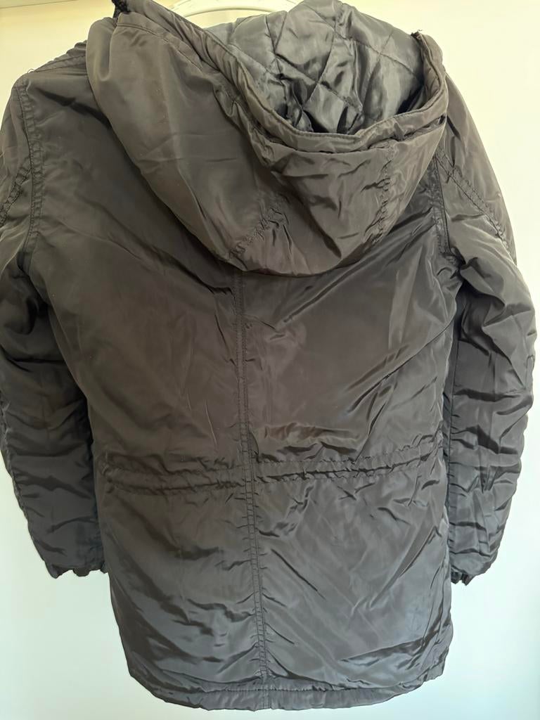 Dames jas met capuchon - Terranova - Maat S, Kleding | Dames, Ophalen of Verzenden, Gedragen, Maat 36 (S), Zwart