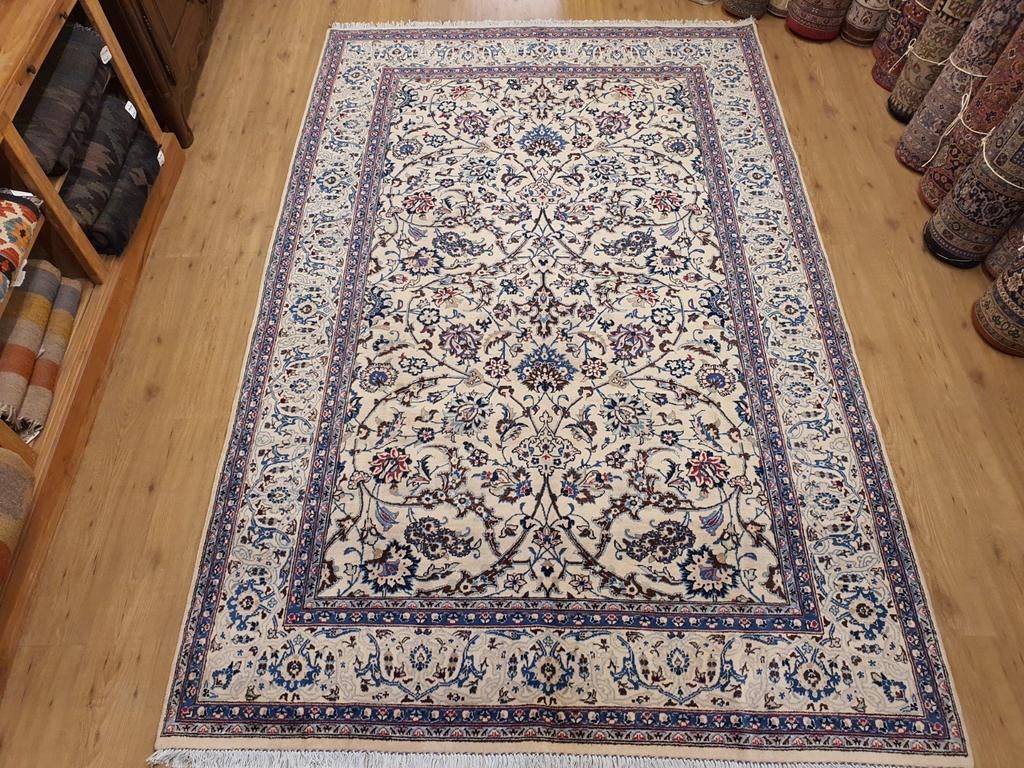 Vintage handgeknoopt perzisch tapijt kashan 307x196, Info@SlatsAntiek.nl, Perzisch, 150 tot 200 cm, 200 cm of meer
