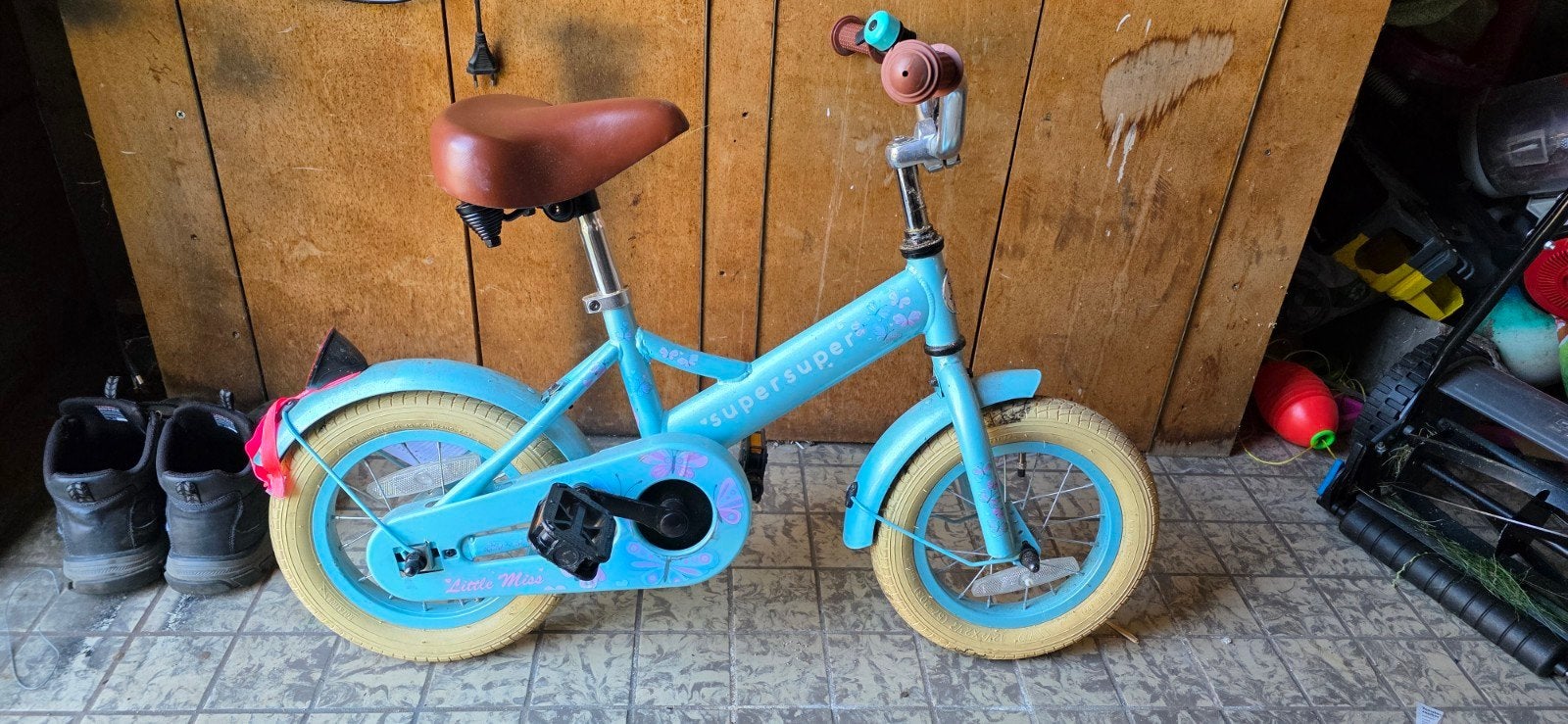 Kinderfiets 'Supersuper' 16 inch - Blauw, Ophalen