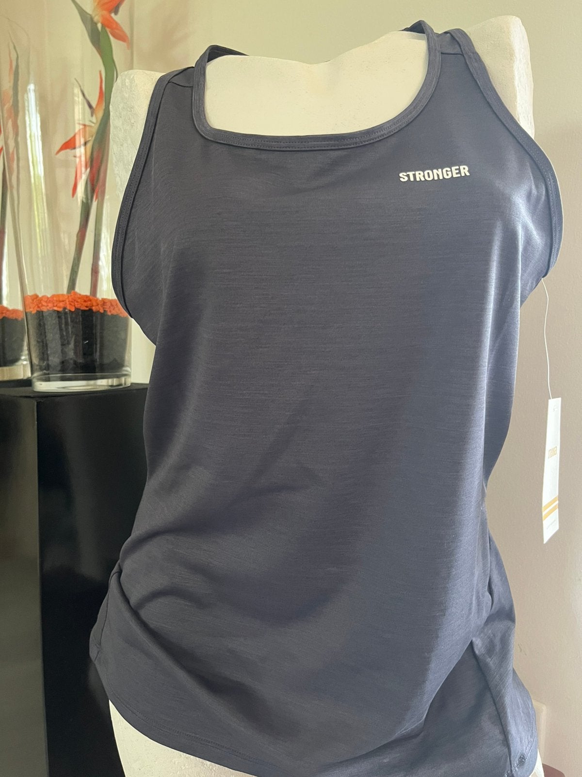 Tank top stronger blauw L, Blauw, Maat 42/44 (L), Nieuw, Ophalen of Verzenden