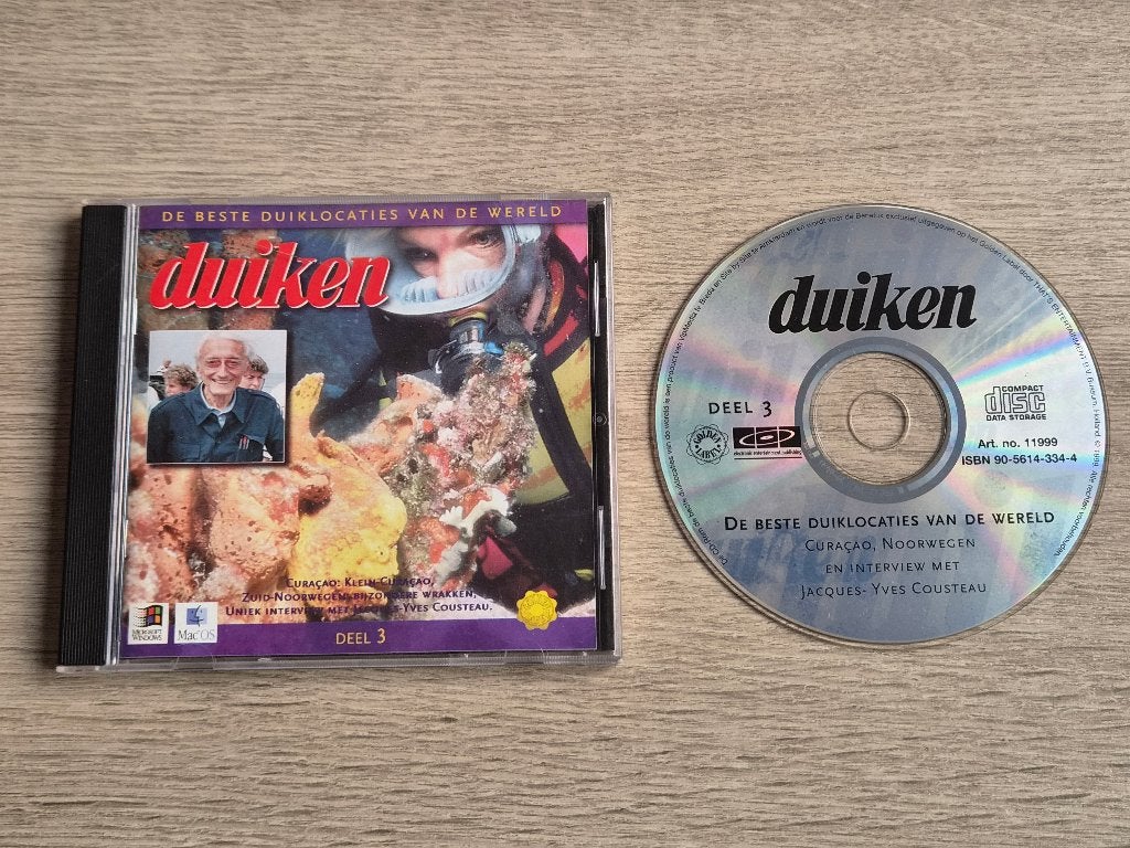 Duiken - Curaçao en Noorwegen (CD-Rom), Watersport en Boten, Ophalen of Verzenden, Gebruikt, Overige typen