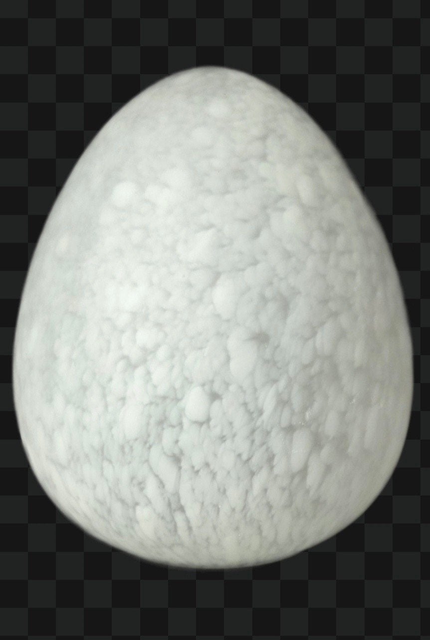 WLP Egg lamp met Lichtschakelaar - Sfeervolle Tafellamp, Ophalen of Verzenden, Modern, Sfeervol, Organisch, Minder dan 50 cm, Glas