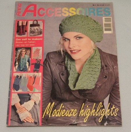Anna Accessoires haken en breien, 41 patronen, Ophalen of Verzenden, Zo goed als nieuw, Breien of Haken, Patroon of Boek