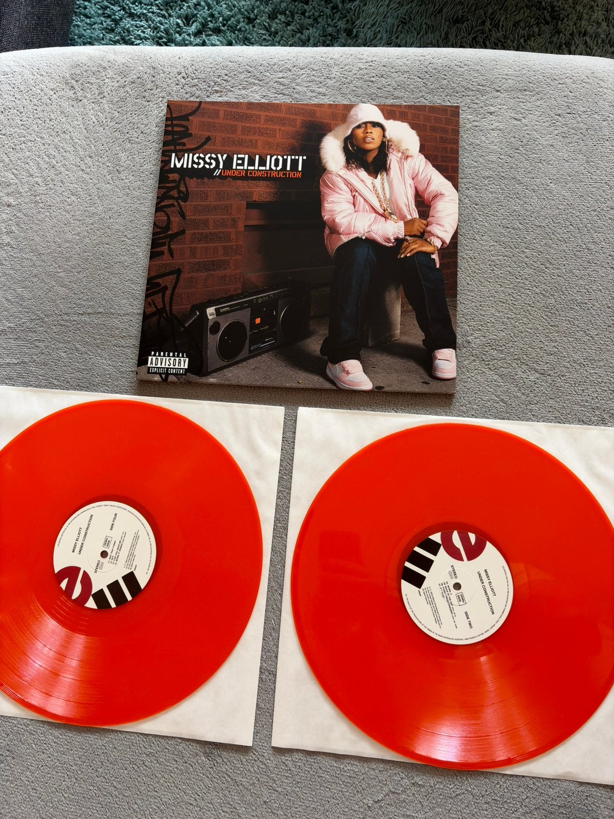 Missy Elliott - Under Construction 2LP orange, Ophalen of Verzenden, Zo goed als nieuw, 12 inch