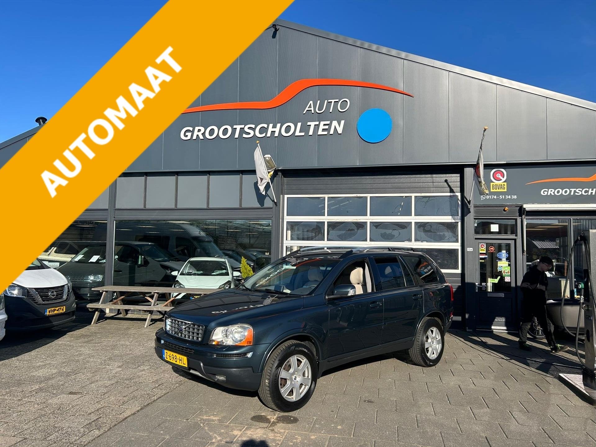 VOLVO XC90 3.2 GEARTRONIC 7 SEATER Momentum, Auto's, 238 pk, Gebruikt, Blauw, 7 stoelen