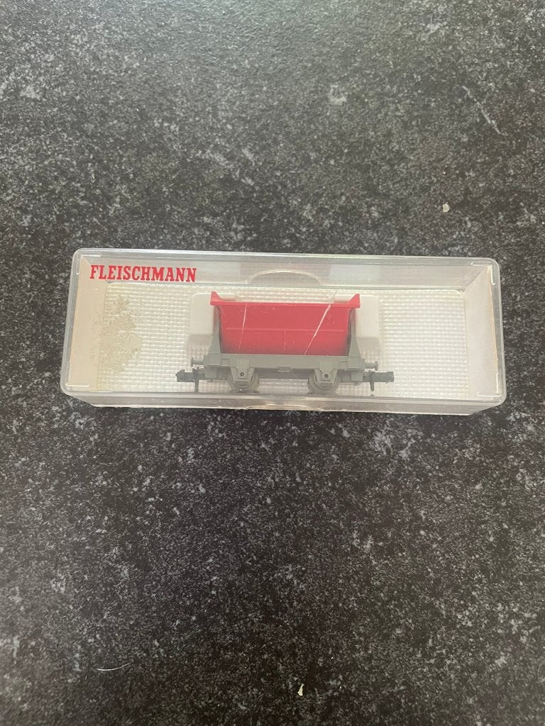 Fleischmann 8500 Zelflosser Kiepwagon spoor N, Ophalen, Gebruikt, Wagon, Fleischmann