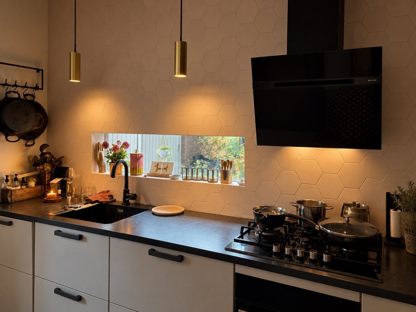 Tonalite Hexagon Cipria Wandtegels, Nieuw, Minder dan 20 cm, Wandtegels, Keramiek