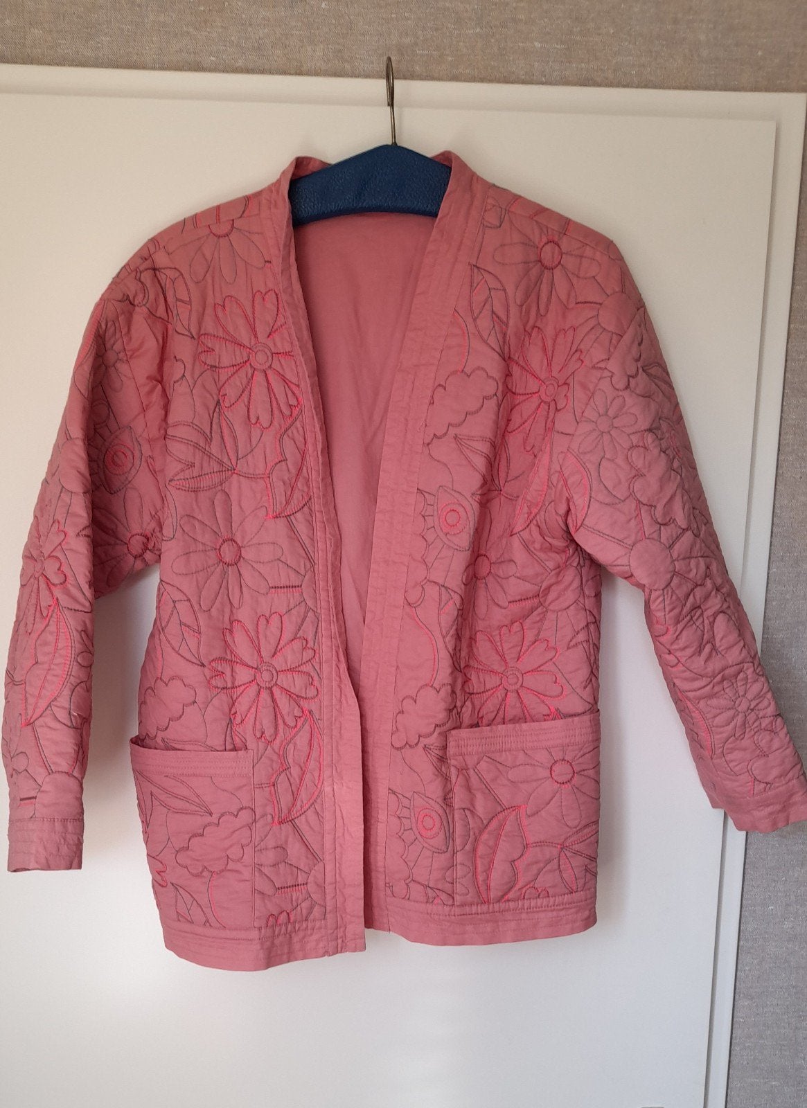 Leuke roze kimono jas voor meiden, maat 158/164, Meisje, Ophalen of Verzenden, Zo goed als nieuw, Hema