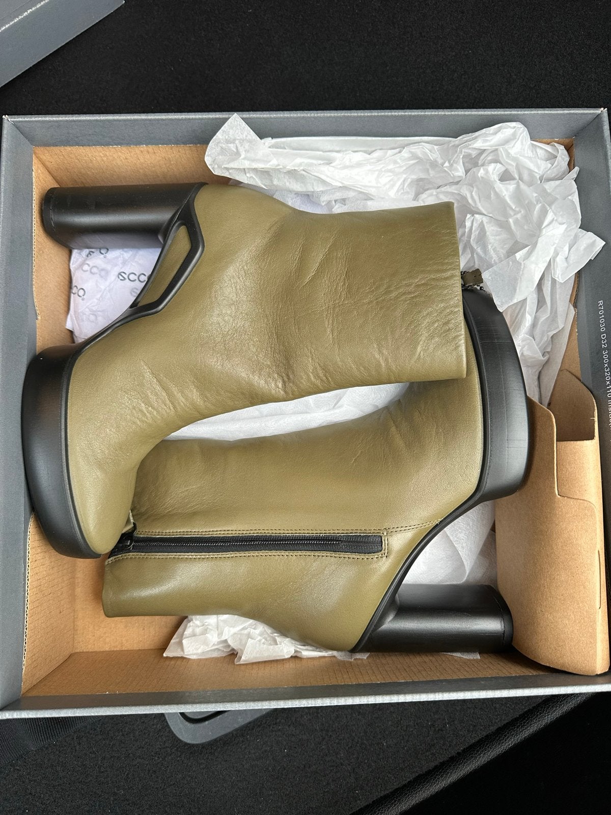 ECCO Shape Sculpted Enkellaarzen - Maat 36, Kleding | Dames, Ophalen, Nieuw, Groen, Lage of Enkellaarzen