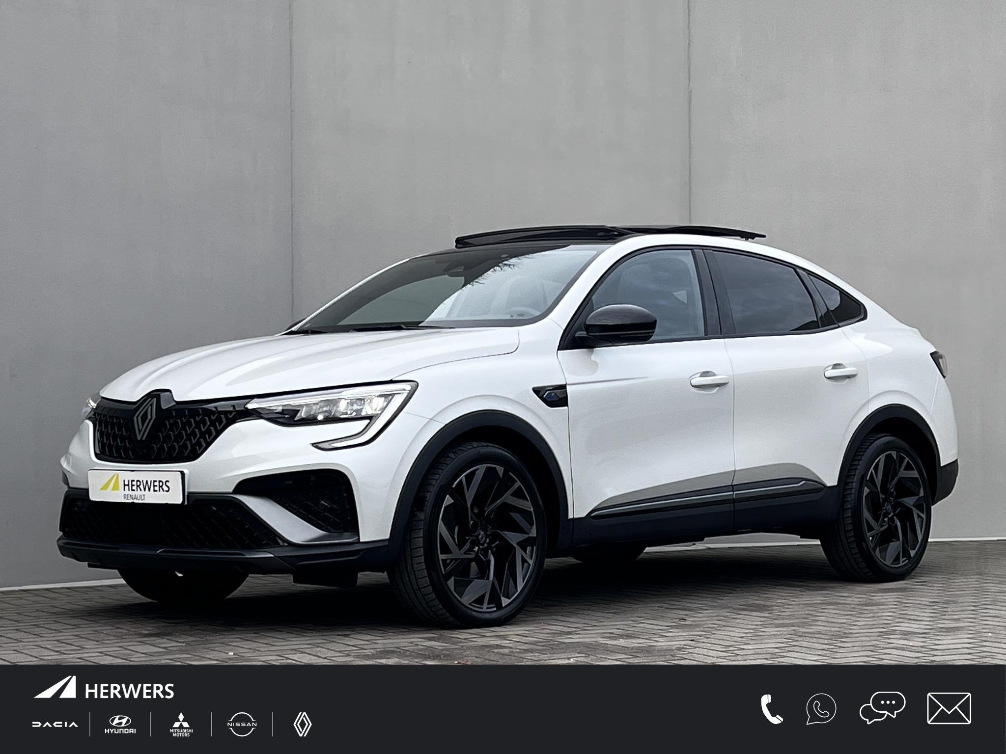 Renault Arkana 1.6 E-Tech full hybrid 145 esprit Alpine / De, Auto's, Arkana, Gebruikt, Wit, Bedrijf