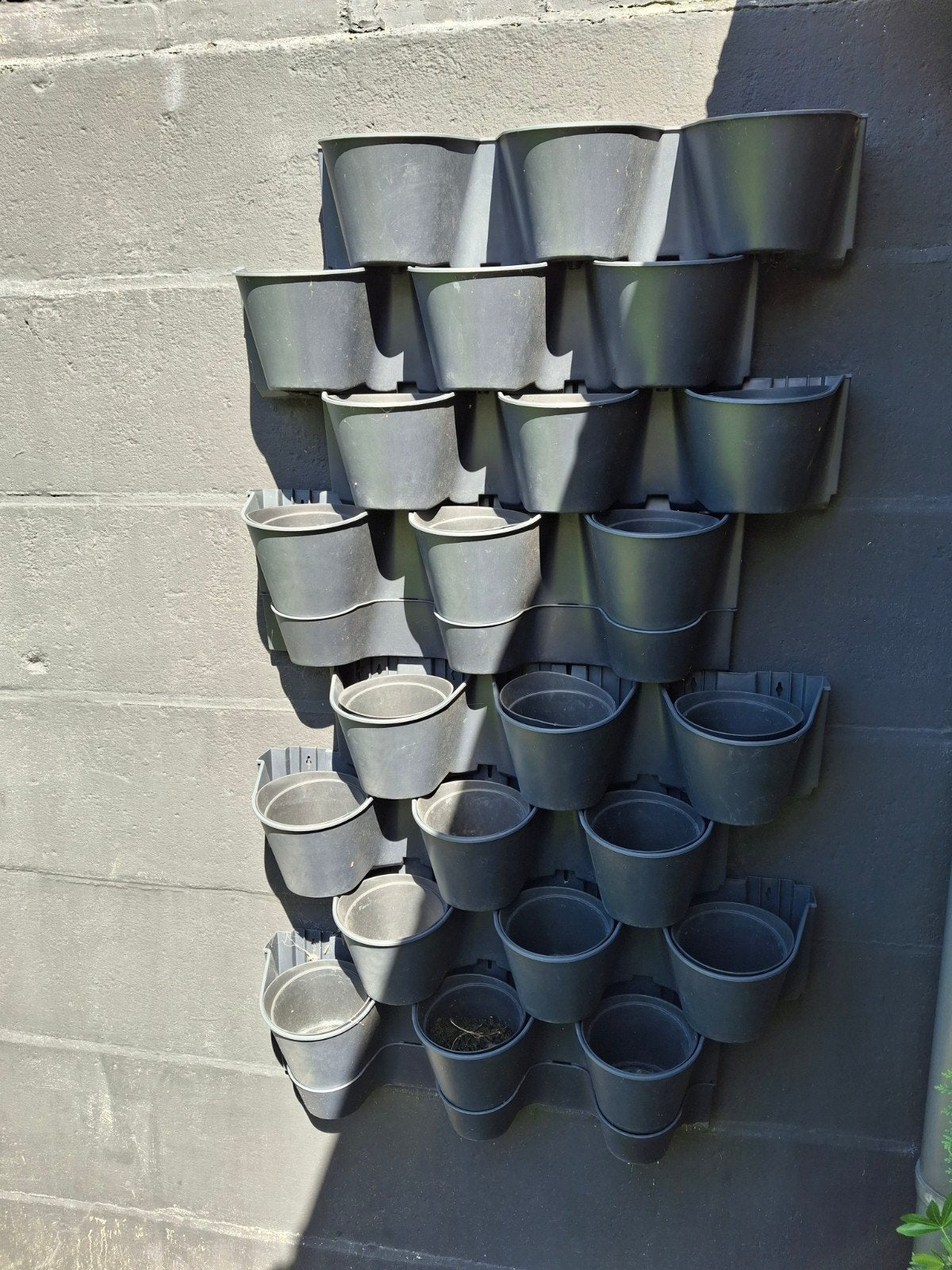 Verticale tuinbakken, ideaal voor balkon!, Kunststof, Gebruikt, Rond, Ophalen of Verzenden