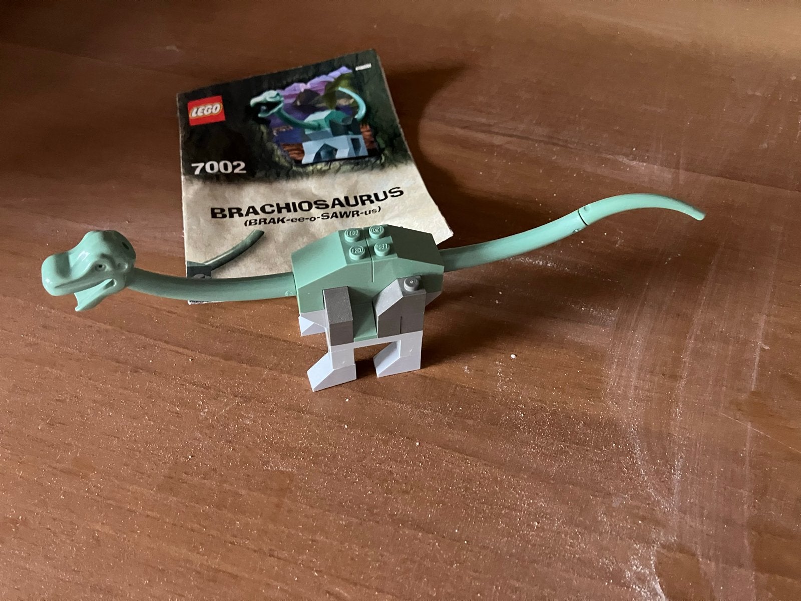 Lego Dino 7002 Brachiosaurus met instructies, Overige thema's, Lego, Ophalen of Verzenden, Zo goed als nieuw