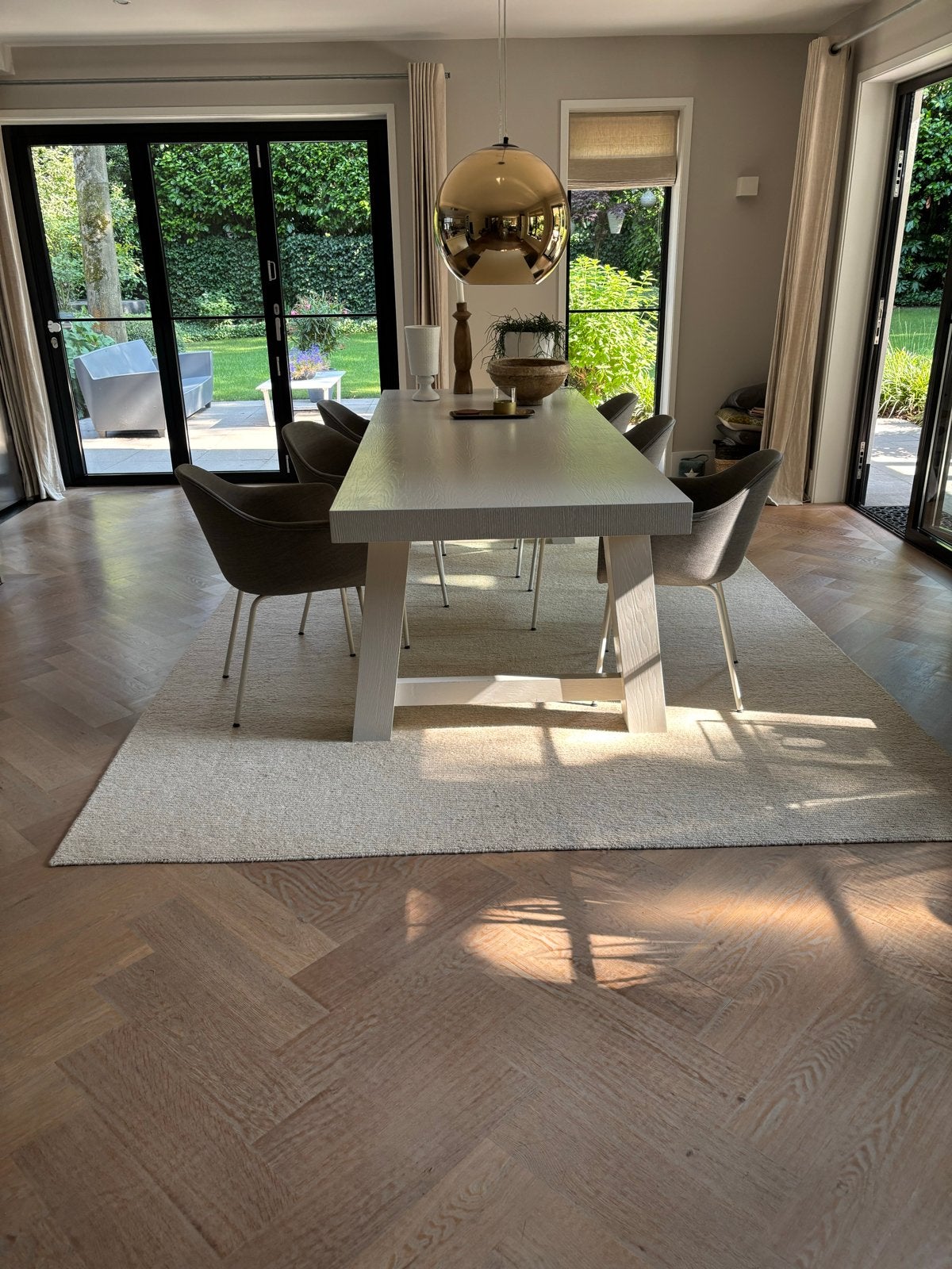 Keijser&co tafel 260 bij 100 cm, Huis en Inrichting, Tafels | Eettafels, Ophalen, 50 tot 100 cm, Zo goed als nieuw, 150 tot 200 cm