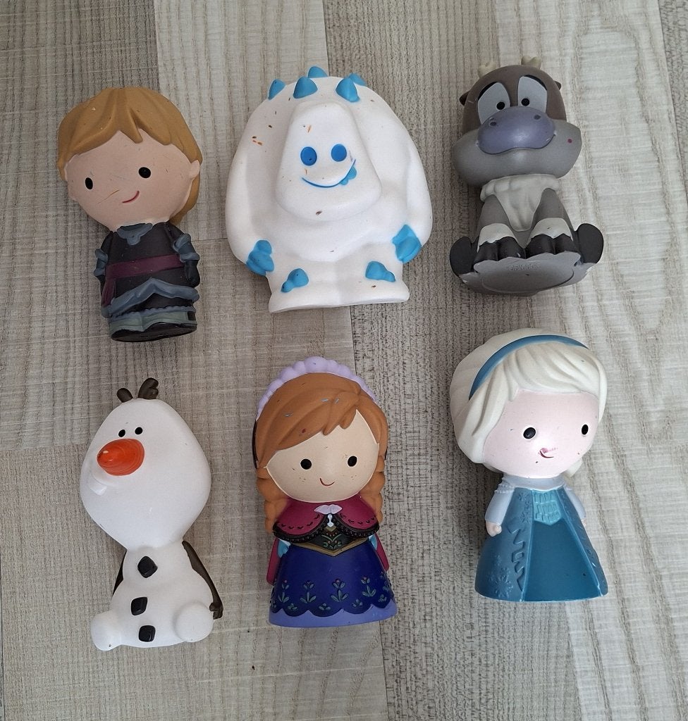 Frozen bad speelgoed incl. opbergtas, Ophalen of Verzenden, Gebruikt