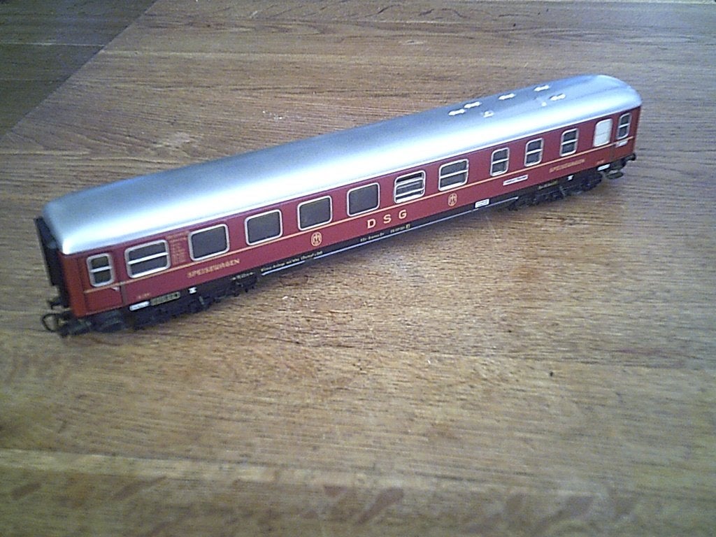 Marklin HO Rode DSG Speisewagen nr. 4024, Wisselstroom, Gebruikt, Wagon, Ophalen of Verzenden