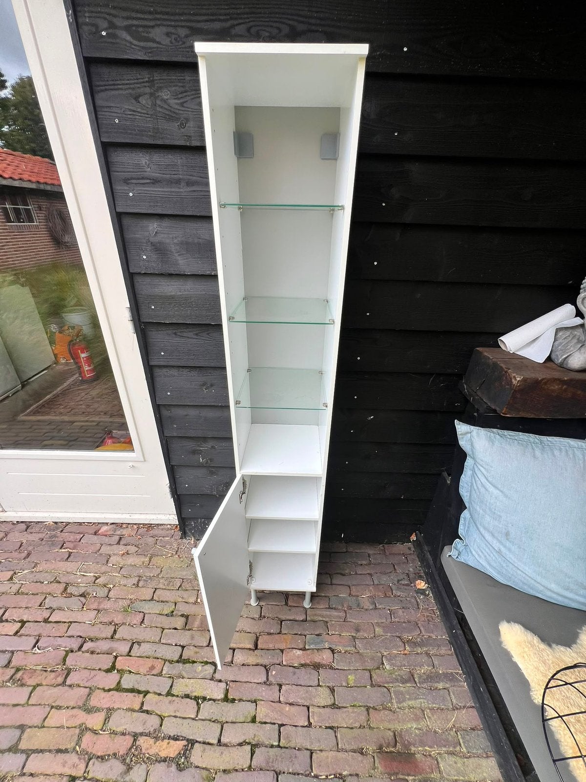 Badkamerkast / badkamermeubel, Huis en Inrichting, Badkamer | Badkamermeubels, Ophalen, (Half)hoge kast, Minder dan 50 cm, Gebruikt