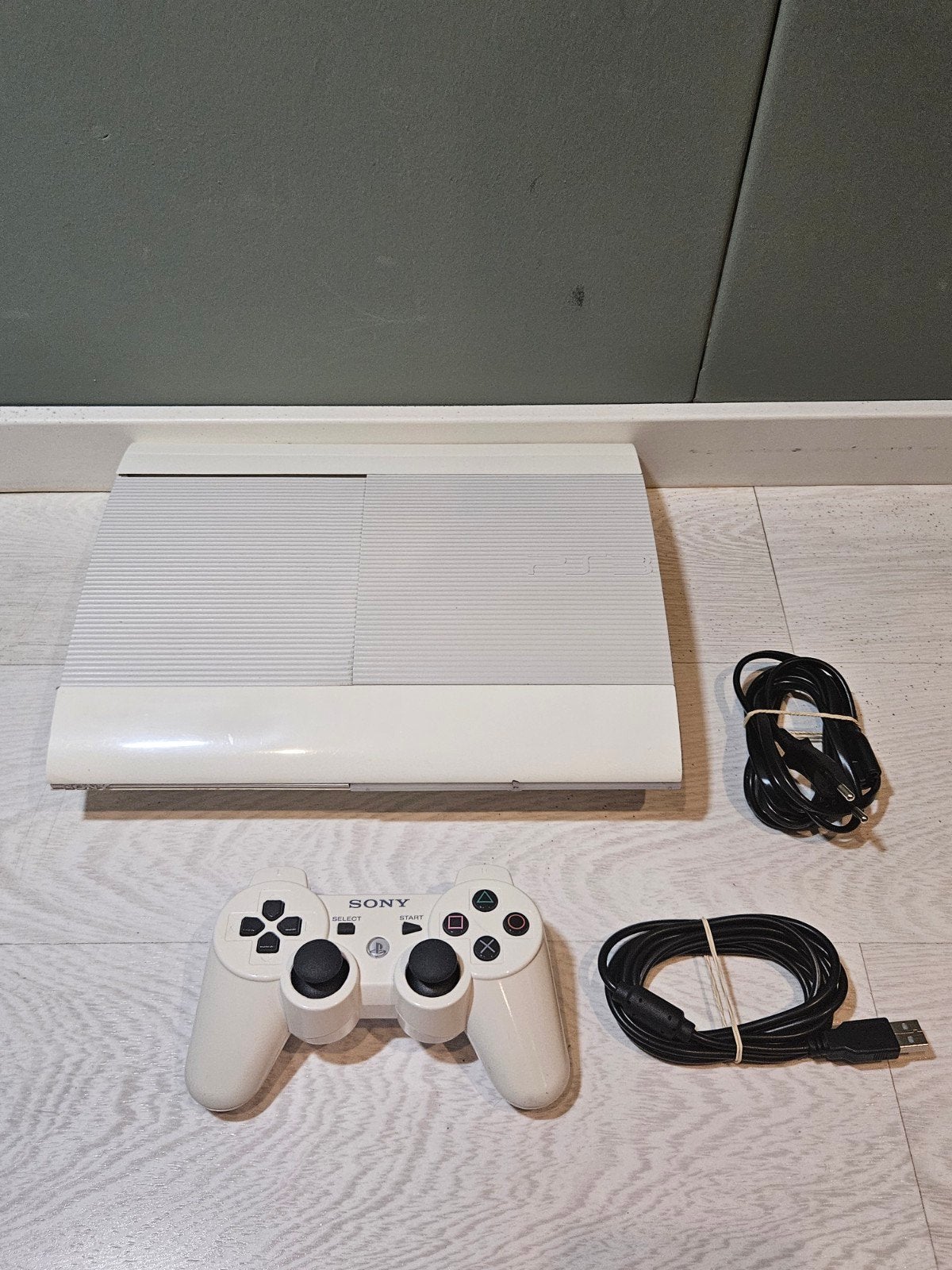 Sony PS3 Super Slim Classic White 500GB, Spelcomputers en Games, Gebruikt, Super Slim, Ophalen of Verzenden, 500 GB