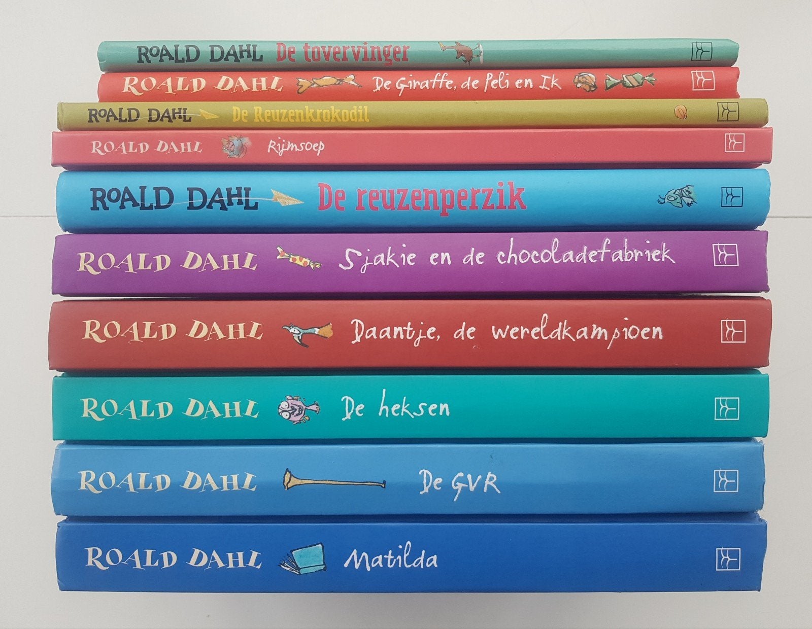 7x Roald Dahl Hardcover Boeken oa. Heksen, Matilda, Perzik, Ophalen of Verzenden, Roald Dahl