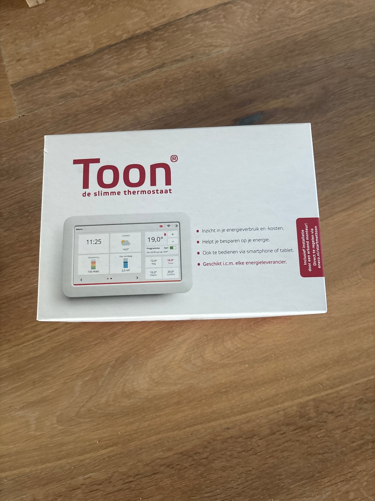 Toon slimme thermostaat - Energie besparen, Verzenden, Slimme thermostaat, Zo goed als nieuw