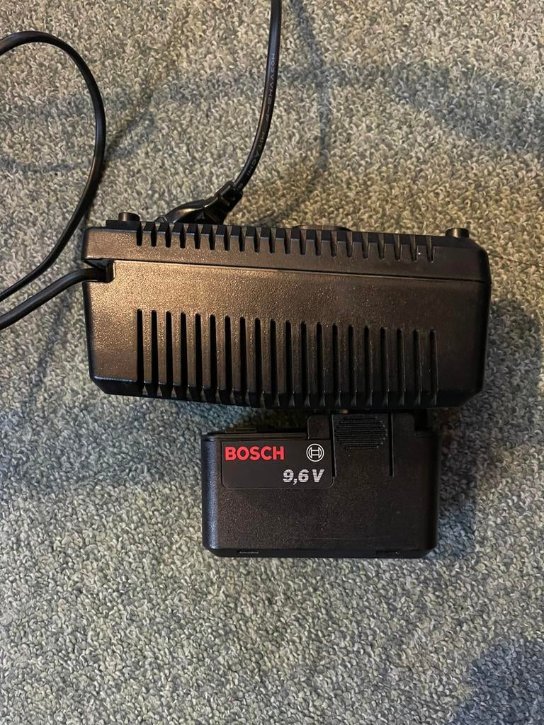 Bosch accu met lader, Ophalen, Gebruikt