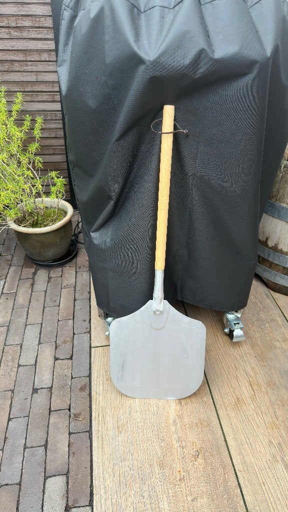 Pizzaschep - Aluminium met Houten Handvat - 90 cm, Ophalen of Verzenden, Zo goed als nieuw, Yakiniku