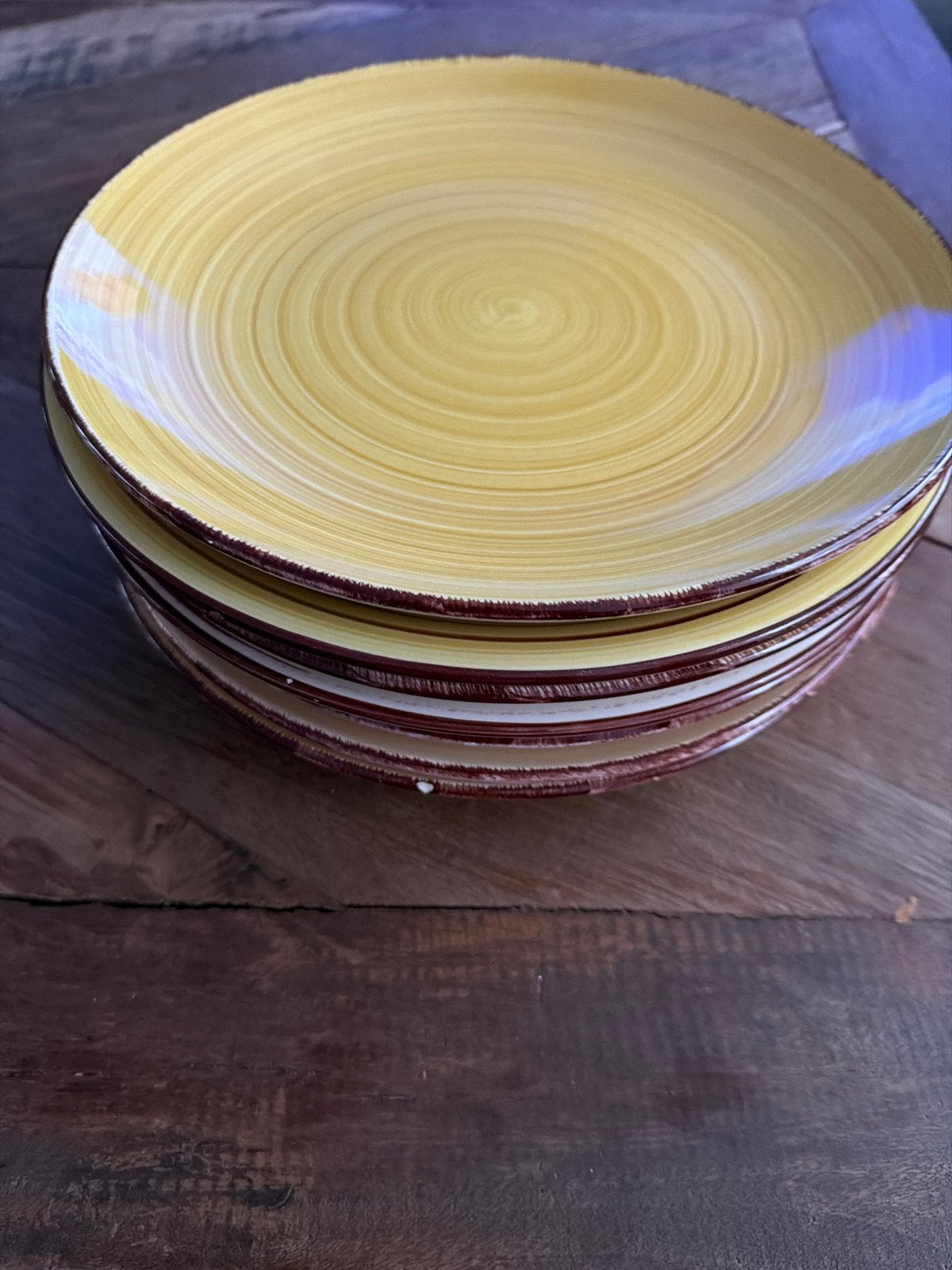borden - Set van 7, Ophalen, Gebruikt, Bord(en), Modern