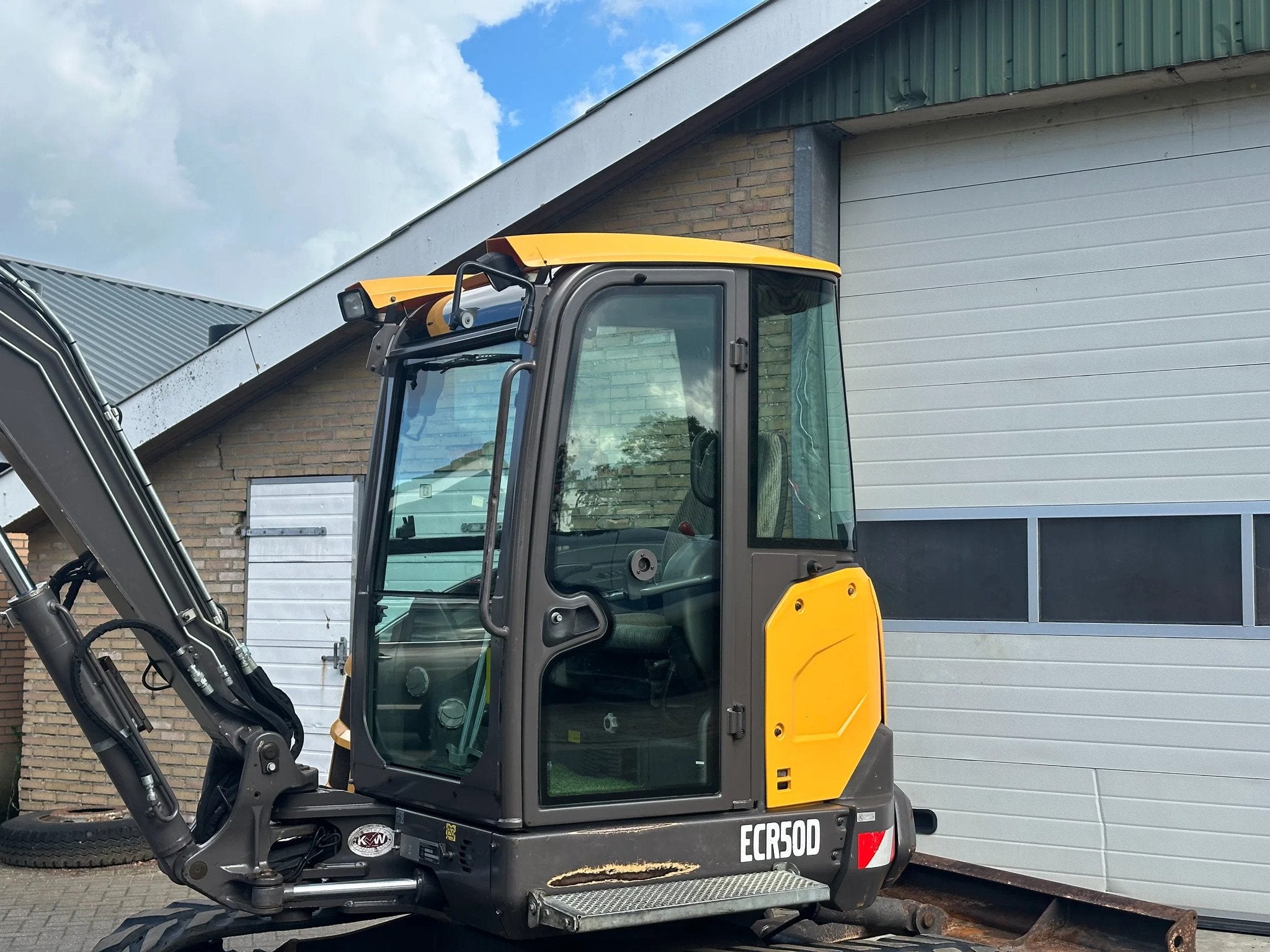 Volvo ECR50D (bj 2015), Graafmachine