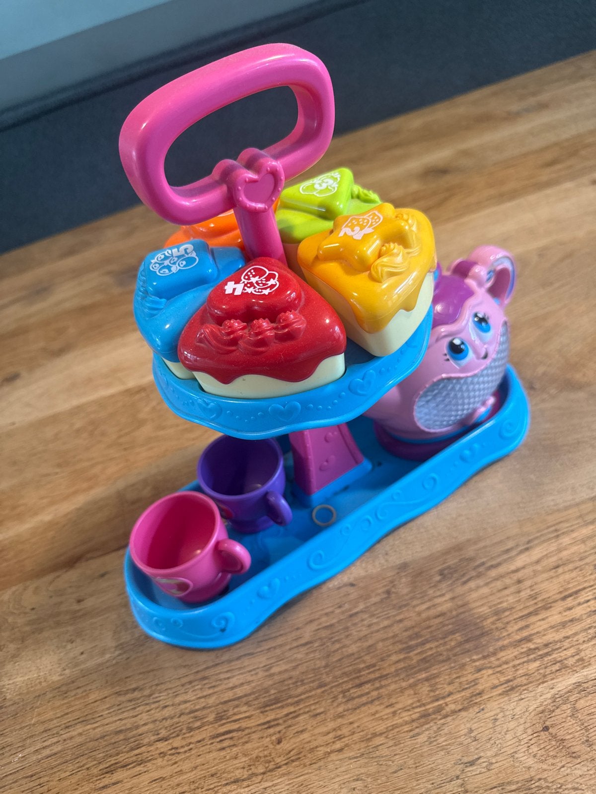 VTech Theepotje met gebakjes en geluid, Ophalen of Verzenden, Gebruikt, Overige typen, Met licht