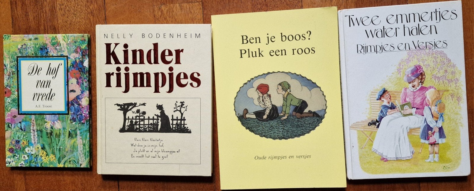 4 Kinderboeken: Rijmpjes, versjes en verhalen, Boeken, Ophalen of Verzenden