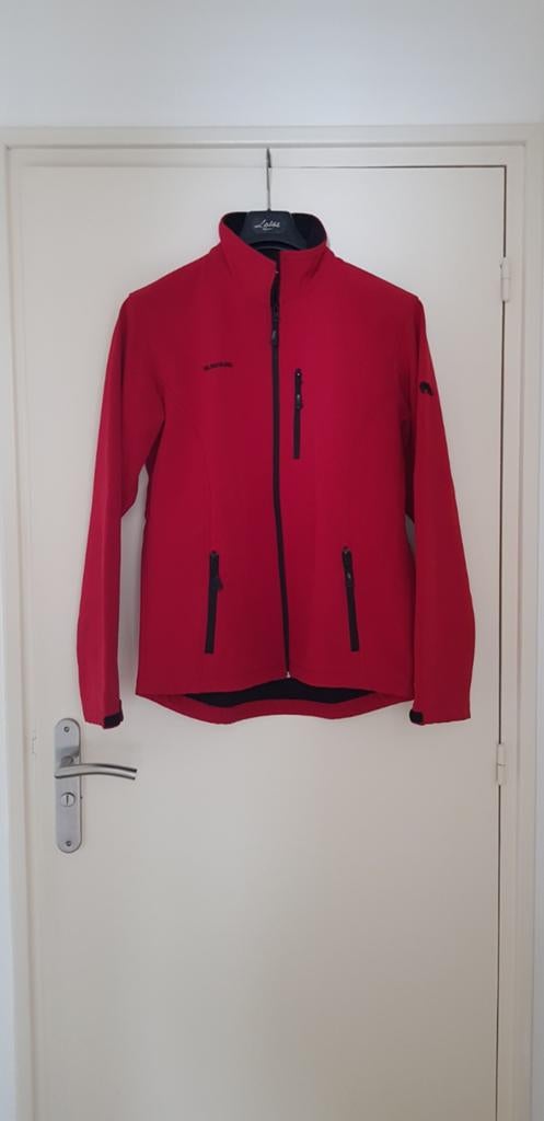 Kilimanjaro Soft shell jas heren rood maat L, Kilimanjaro, Wandelen of Outdoor, Ophalen of Verzenden, Zo goed als nieuw