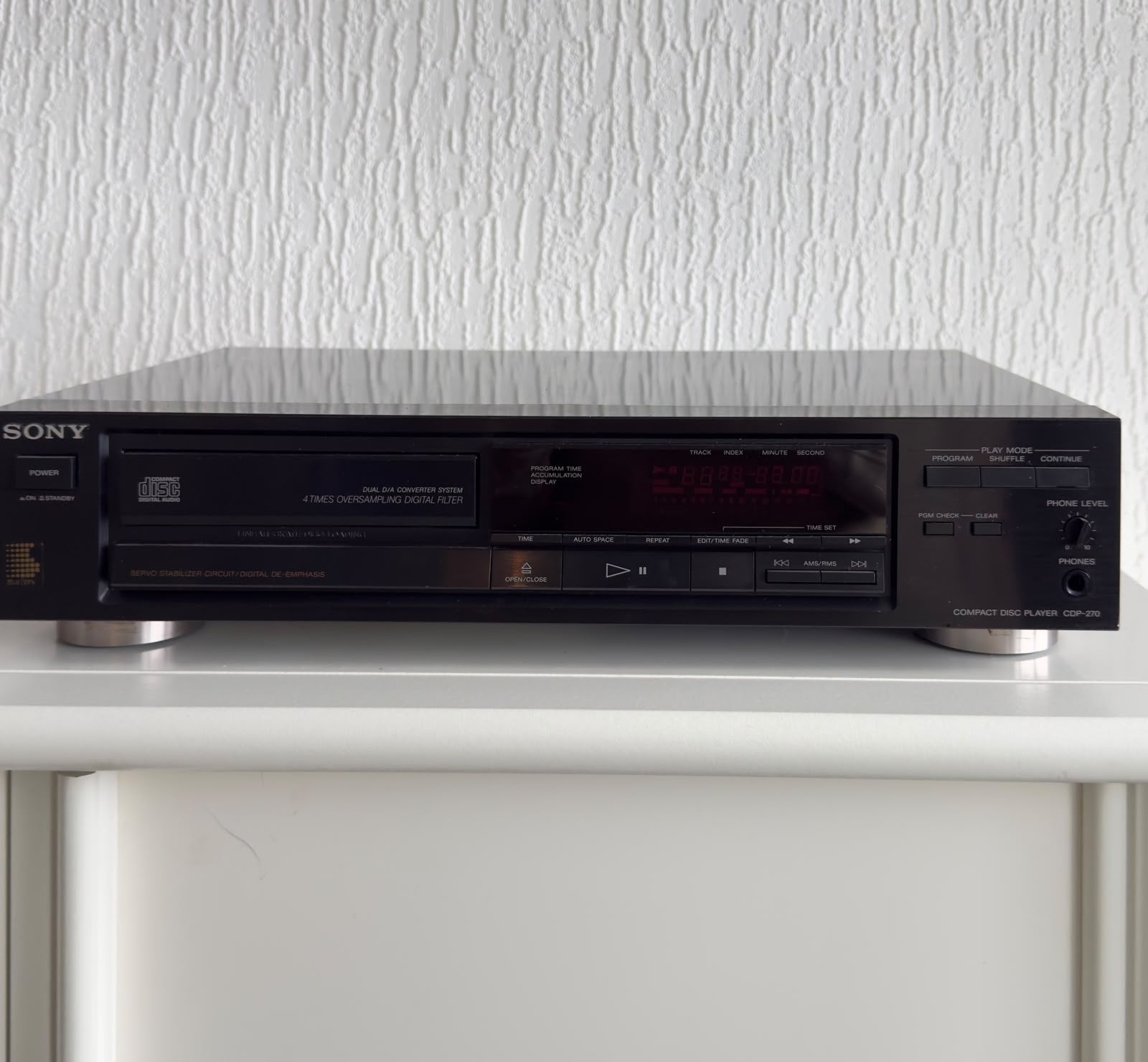 Sony CDP-270 CD-speler - prima staat, Ophalen, Gebruikt, Sony