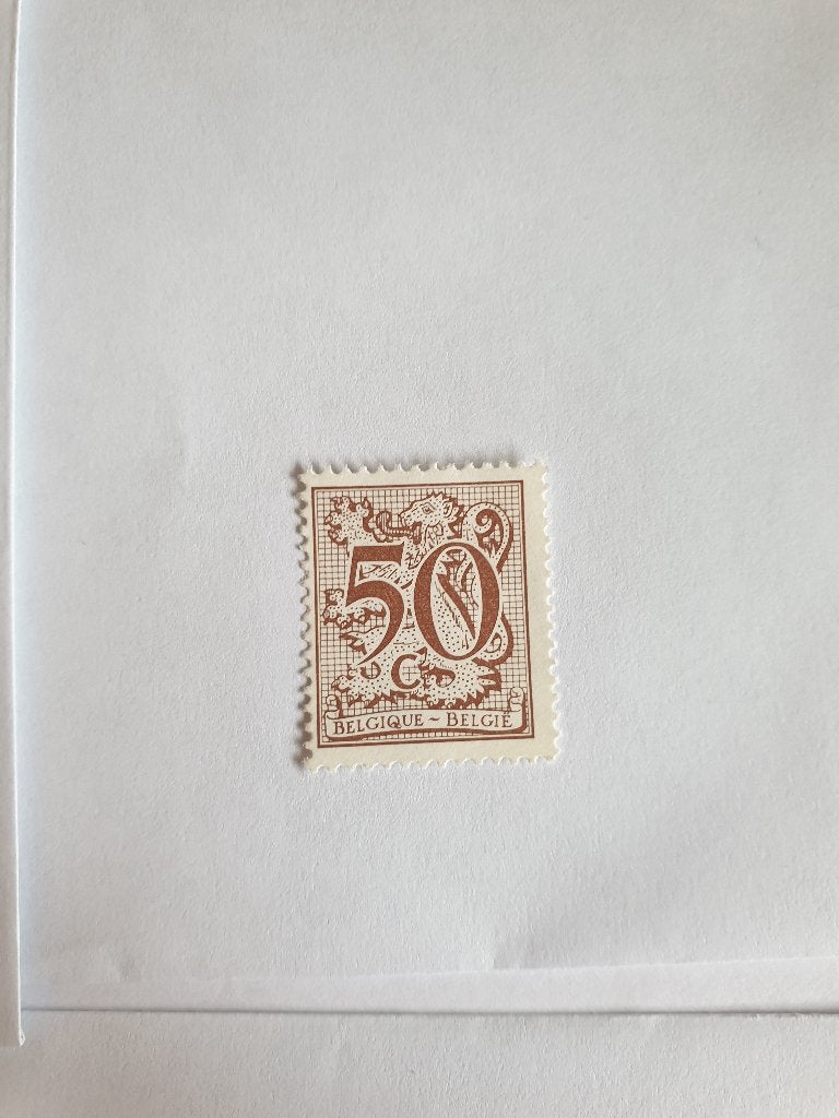 2997 belgie belgische leeuw 50ct, Verzenden