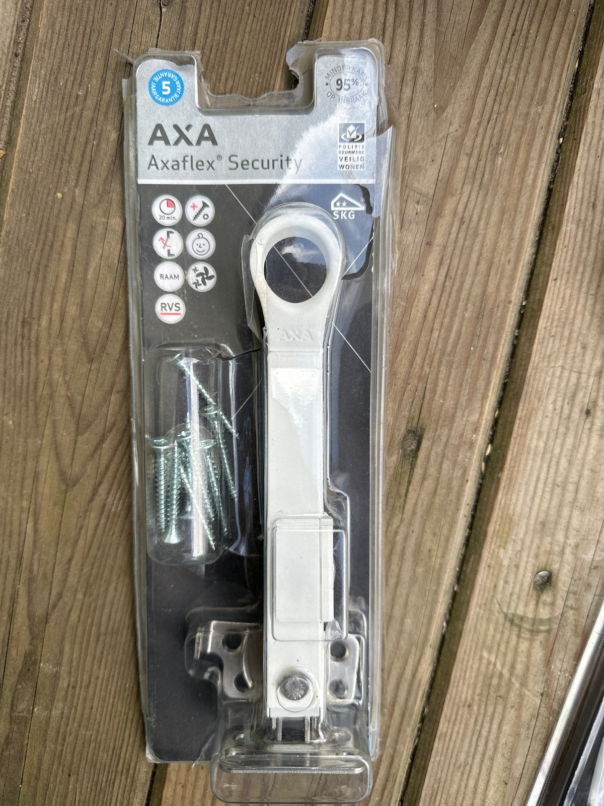 AXA Axaflex Security raamuitzetter RVS, Doe-het-zelf en Verbouw, Ophalen of Verzenden, Nieuw, Rvs, Overige typen