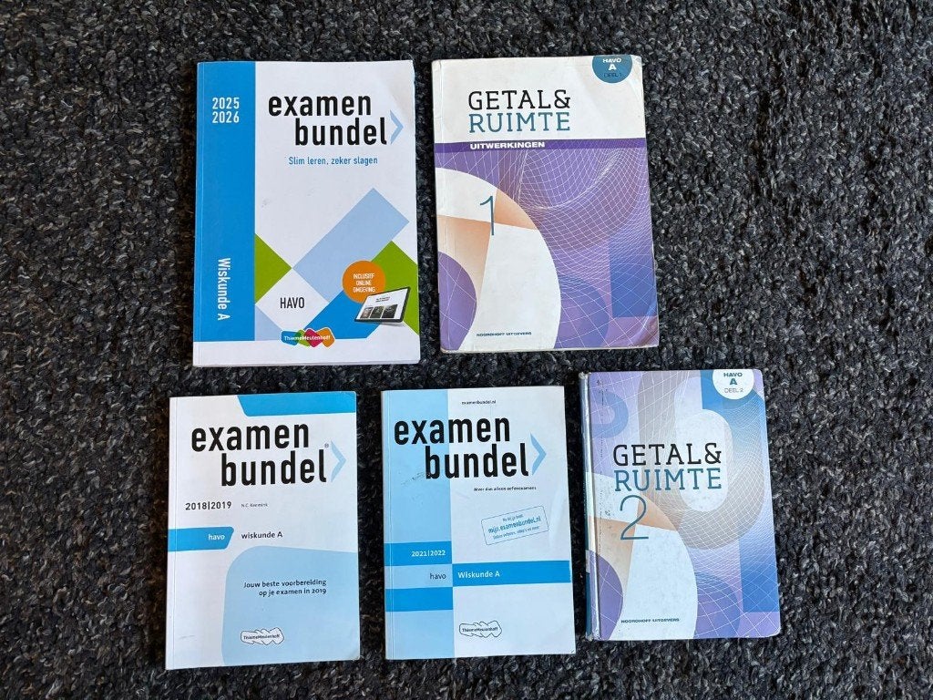HAVO 5 Wiskunde A | Getal & Ruimte | Examenbundels, Boeken, Wiskunde A, HAVO, Ophalen of Verzenden, Zo goed als nieuw