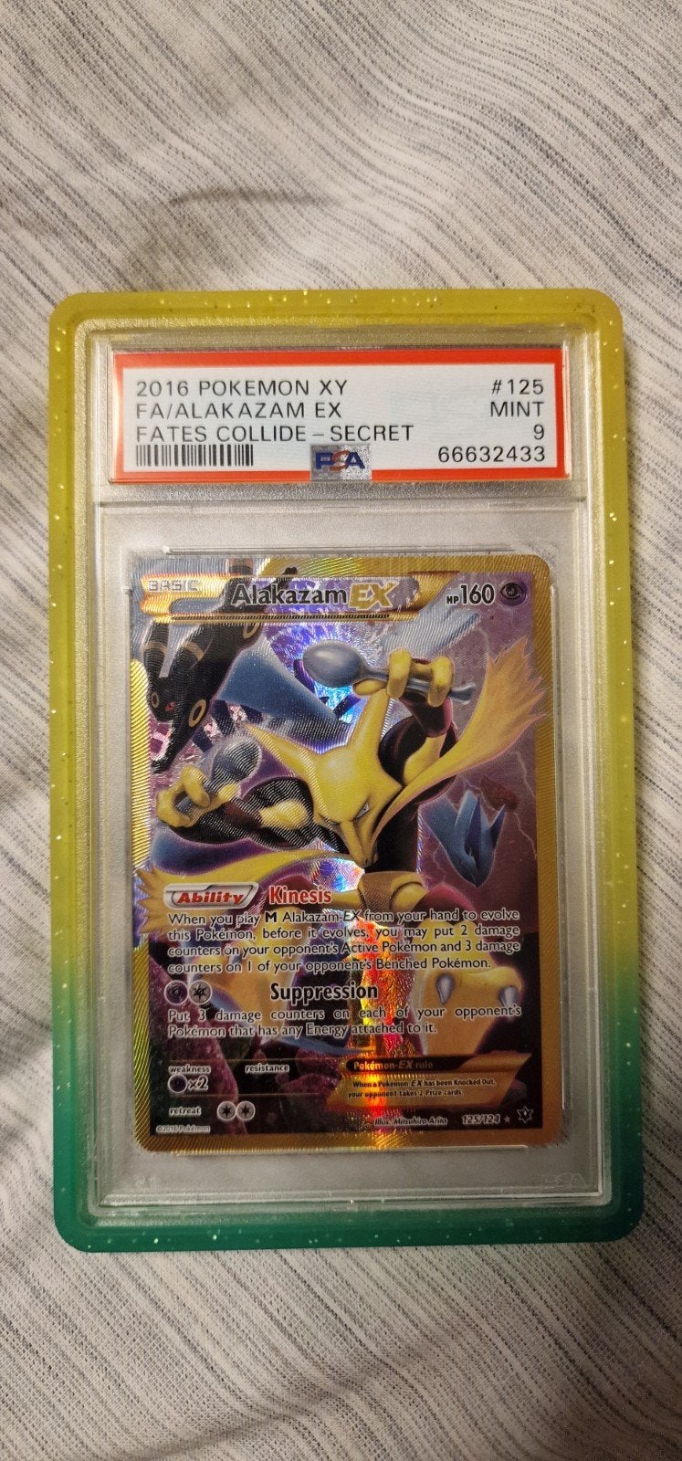 Alakazam Fates collide psa 9, Hobby en Vrije tijd, Verzamelkaartspellen | Pokémon, Ophalen, Zo goed als nieuw
