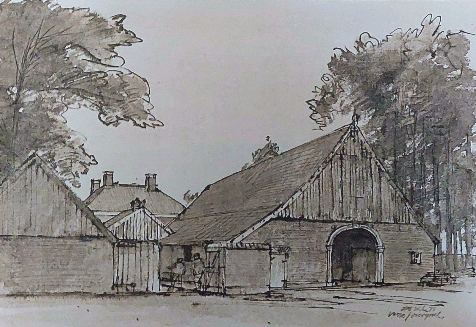Otto Dicke  ... Vasse ... Overijssel ..., Ophalen of Verzenden