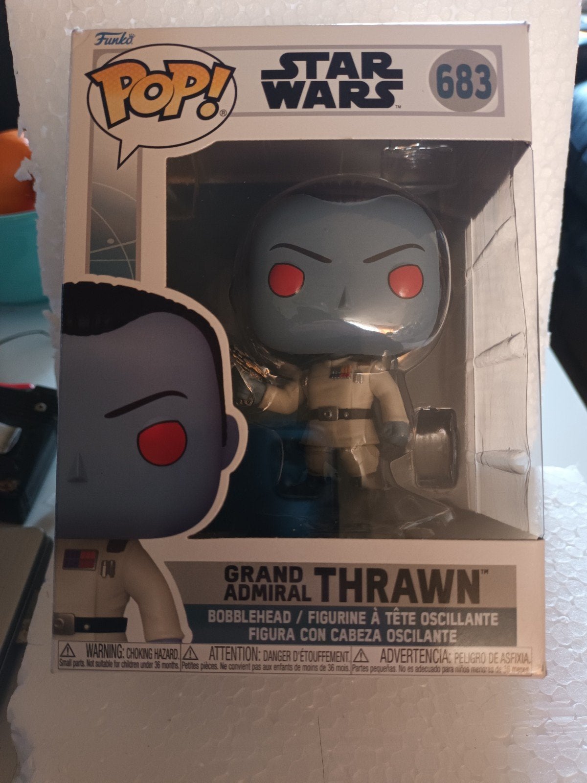 Funko Pop! Star Wars Grand Admiral Thrawn #683, Ophalen of Verzenden, Zo goed als nieuw