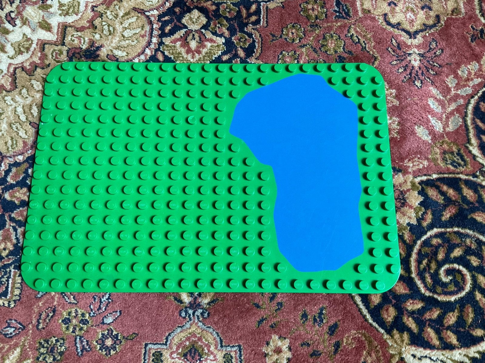 Grote Duplo onderplaat met watergedeelte, Ophalen of Verzenden, Gebruikt, Grondplaat, Duplo