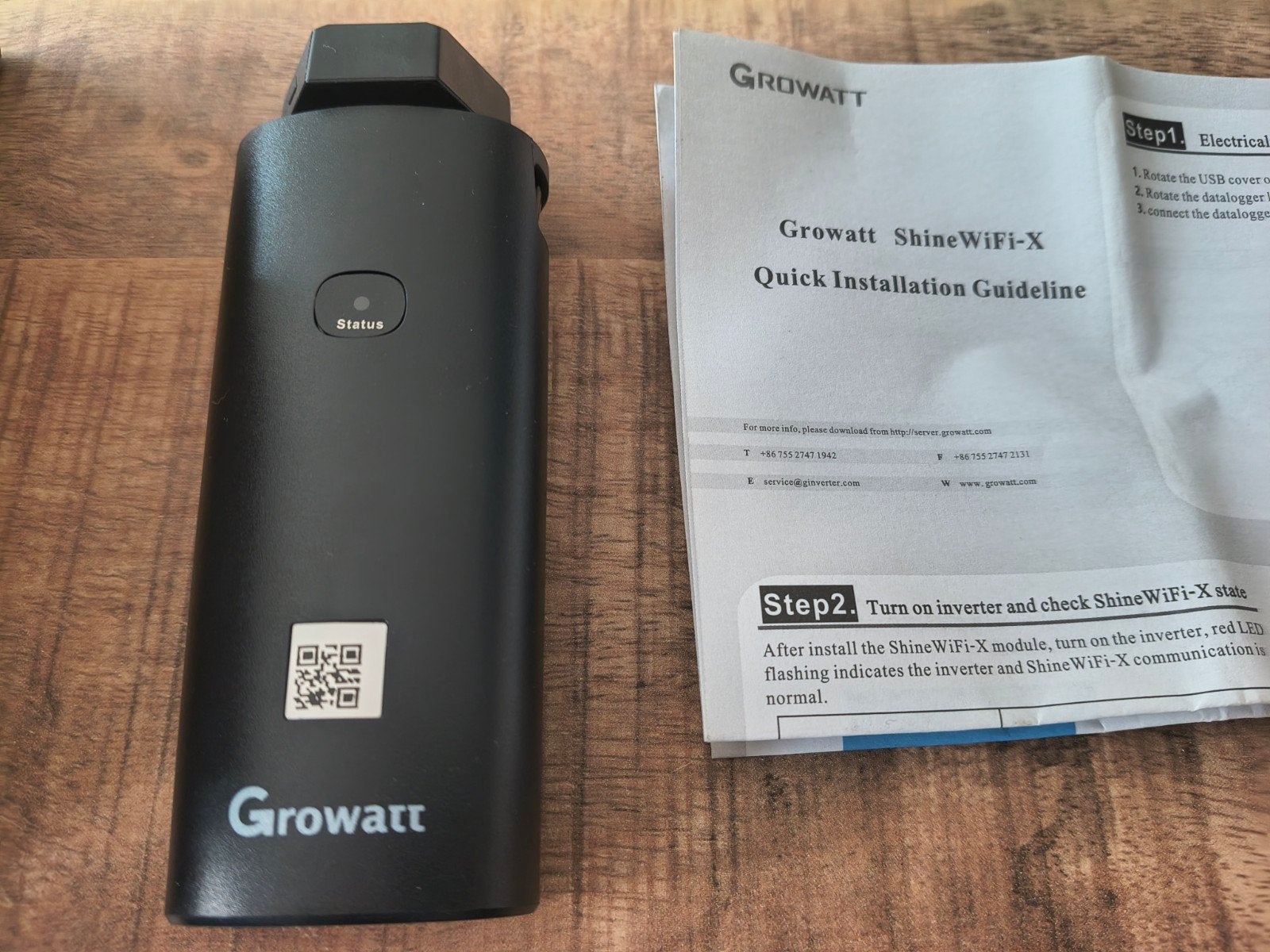 Growatt ShineWiFi-X WiFi-module voor omvormers, Ophalen of Verzenden, Nieuw