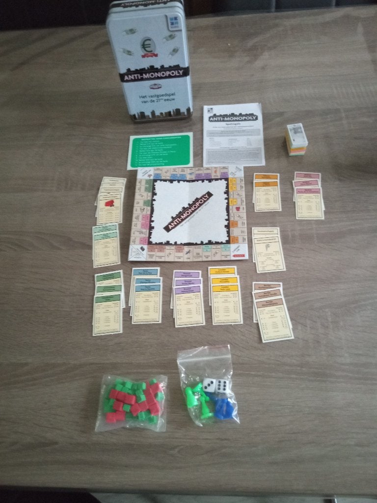 Anti Monopoly in blik, Vijf spelers of meer, Ophalen of Verzenden, Nieuw