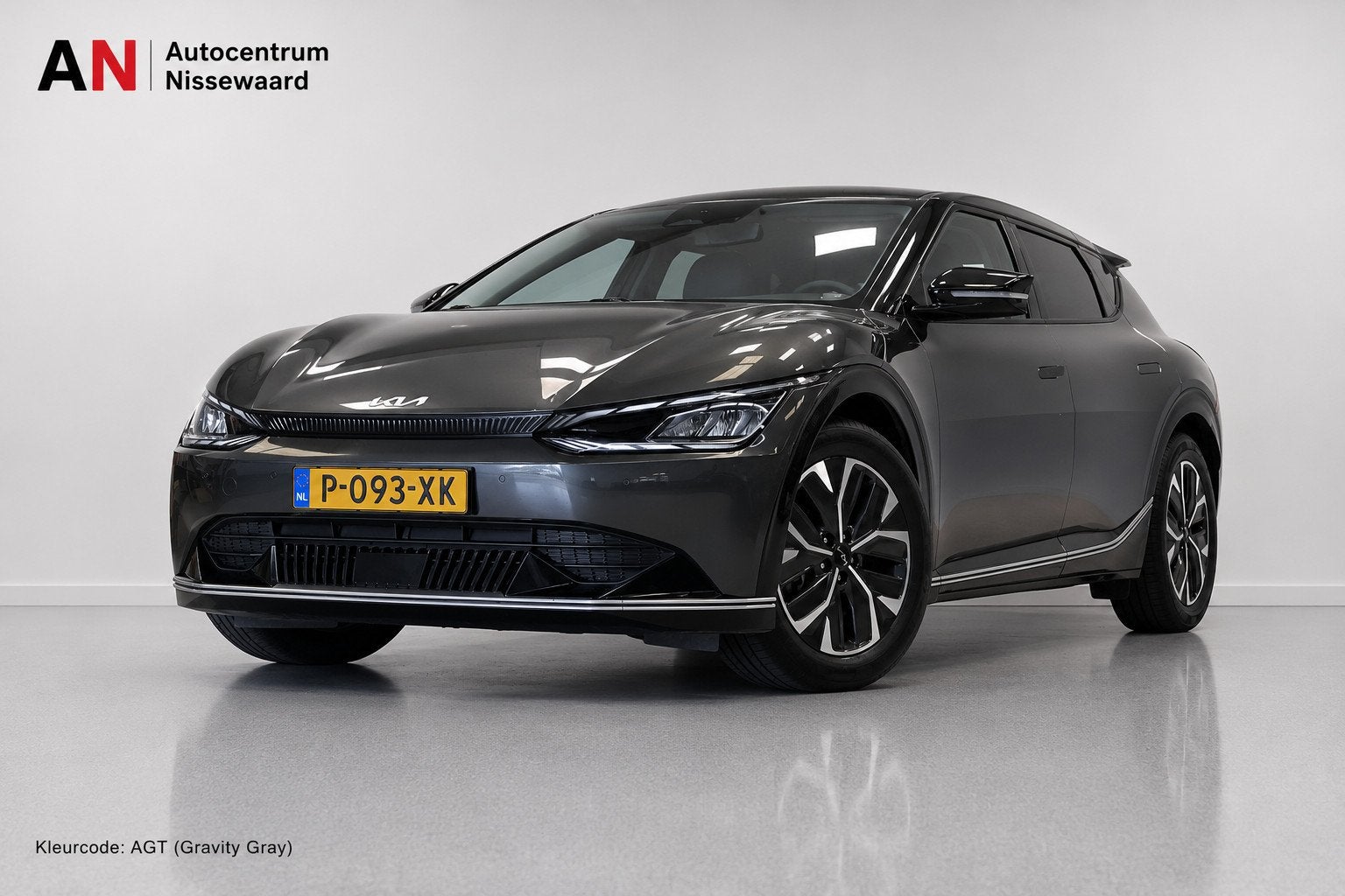 Kia EV6 Plus AWD 77.4 kWh SOH 99% |Stoel-stuurverwarming|, Auto's, Automaat, Dealer onderhouden, Gebruikt, Zwart