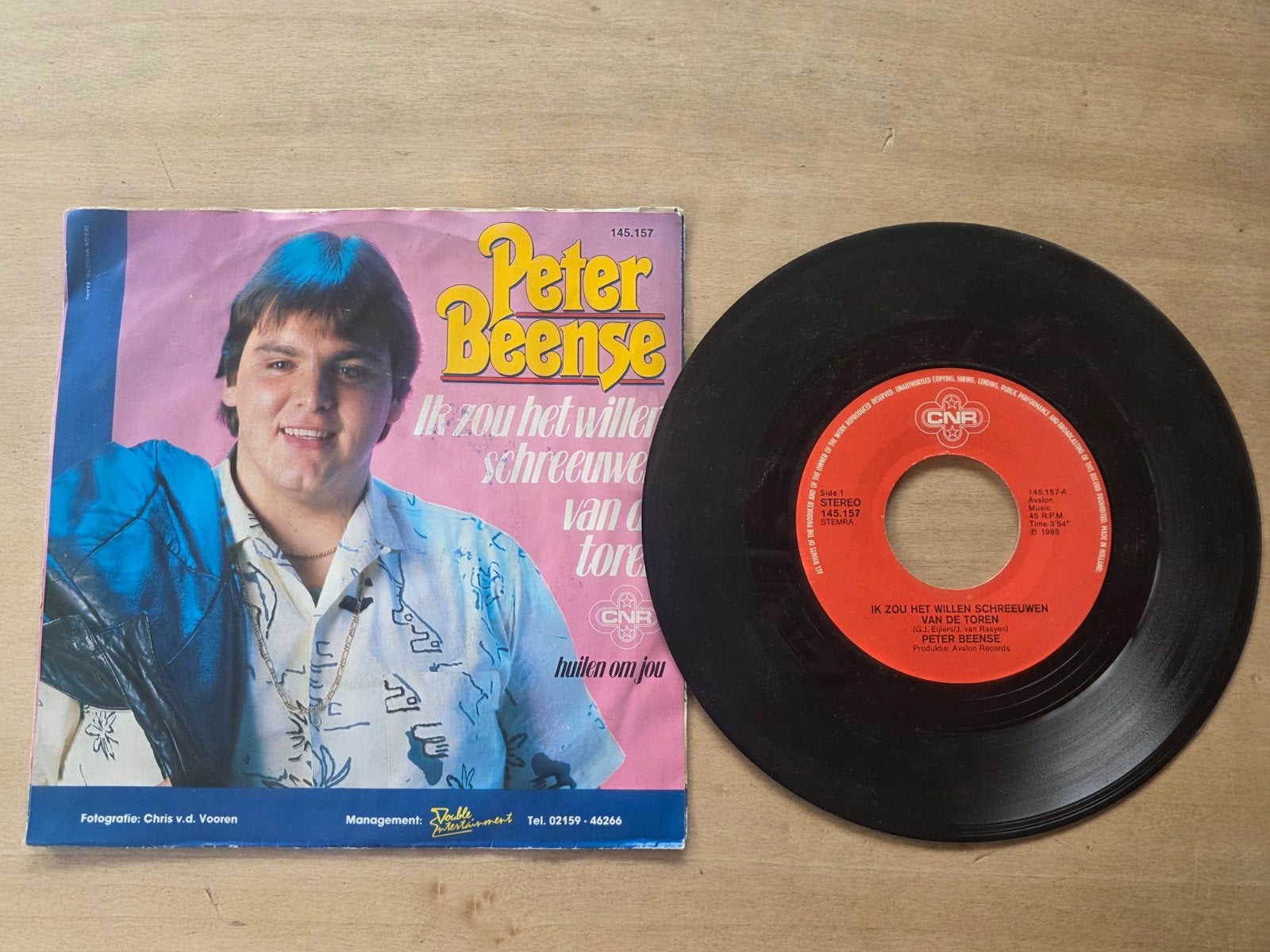 Peter Beense - Ik zou het willen schreeuwen van de toren, Gebruikt, Fotohoes, 7 inch, Ophalen of Verzenden