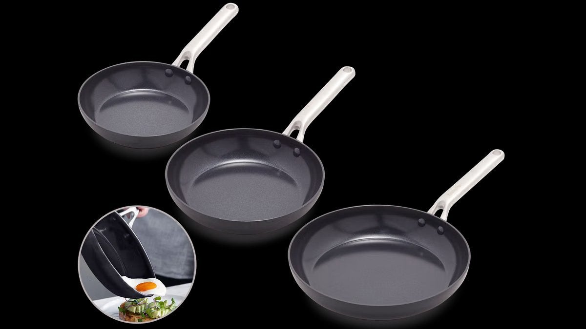 Greenpan Omega pannenset, Nieuw, Pannenset, GreenPan, Rvs