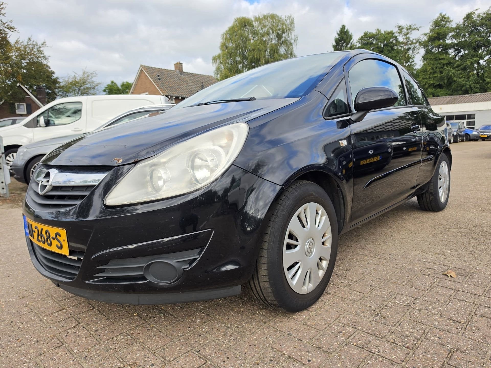 Opel Corsa 1.2-16V Essentia ( A.P.K tot sept 2027 !), Auto's, Voorwielaandrijving, Zwart, 1229 cc, Zwart