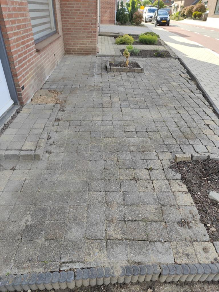 Gratis af te halen, Tuin en Terras, Tegels en Klinkers, Gebruikt, Klinkers, Beton, 5 tot 10 m², Ophalen of Verzenden